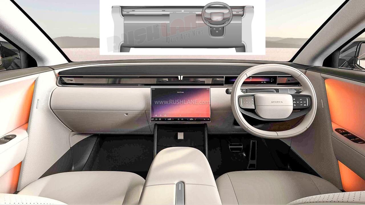 Tata Avinya dashboard design patent leaked