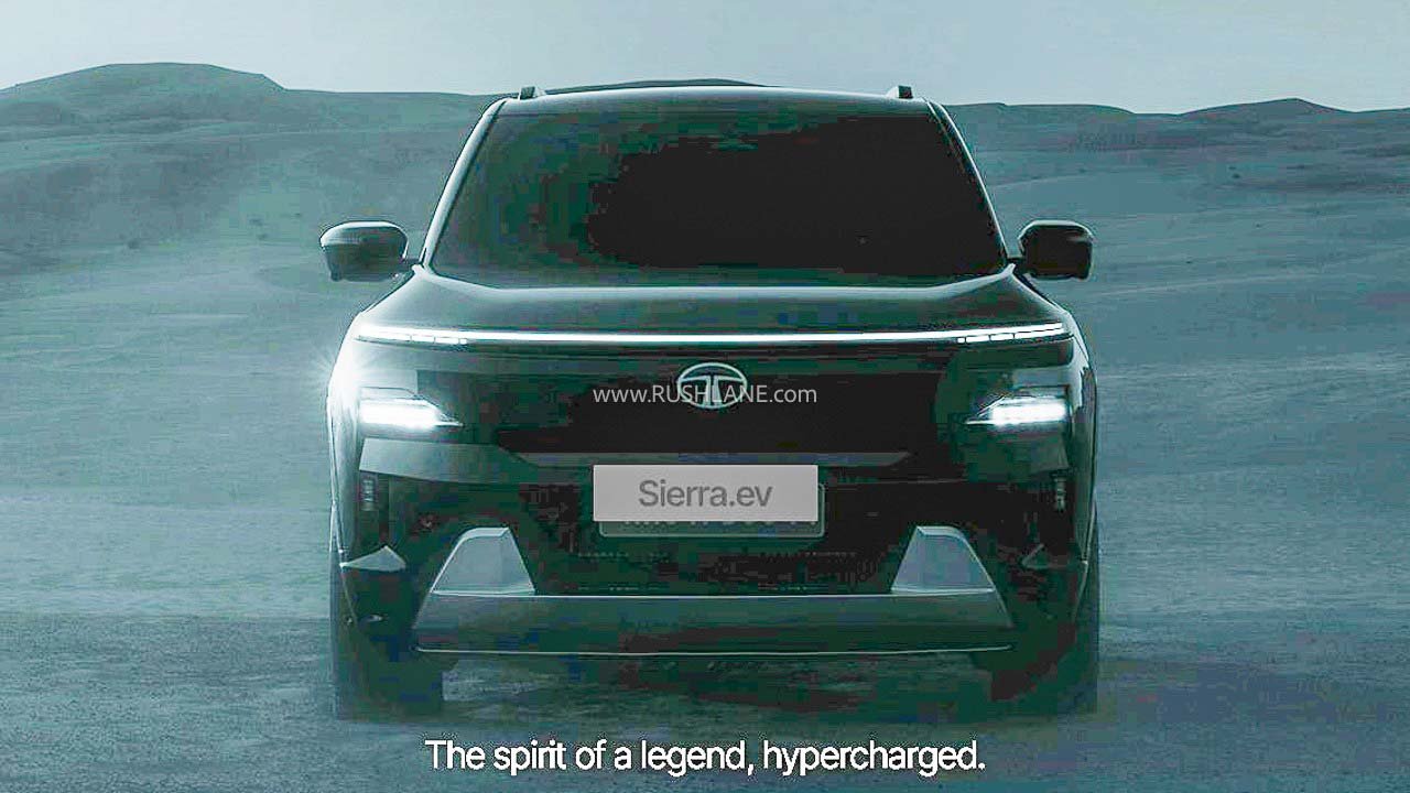 Tata Sierra EV teaser released