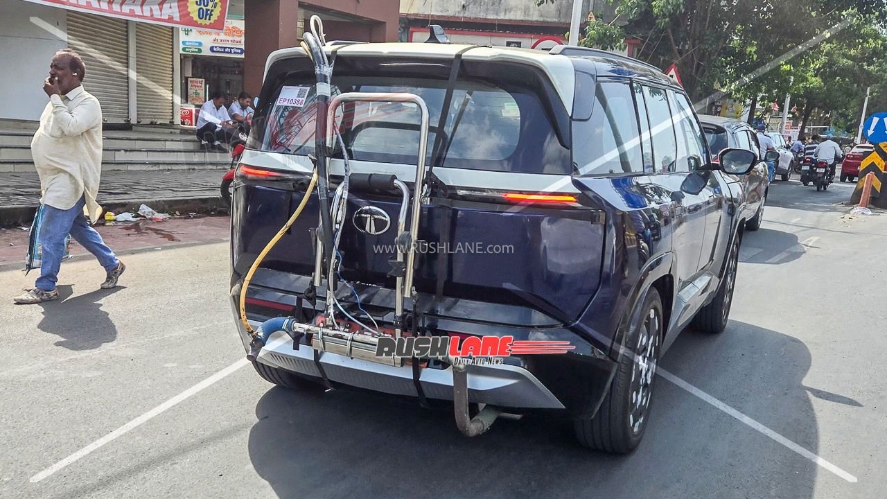 Tata Sierra CNG spied