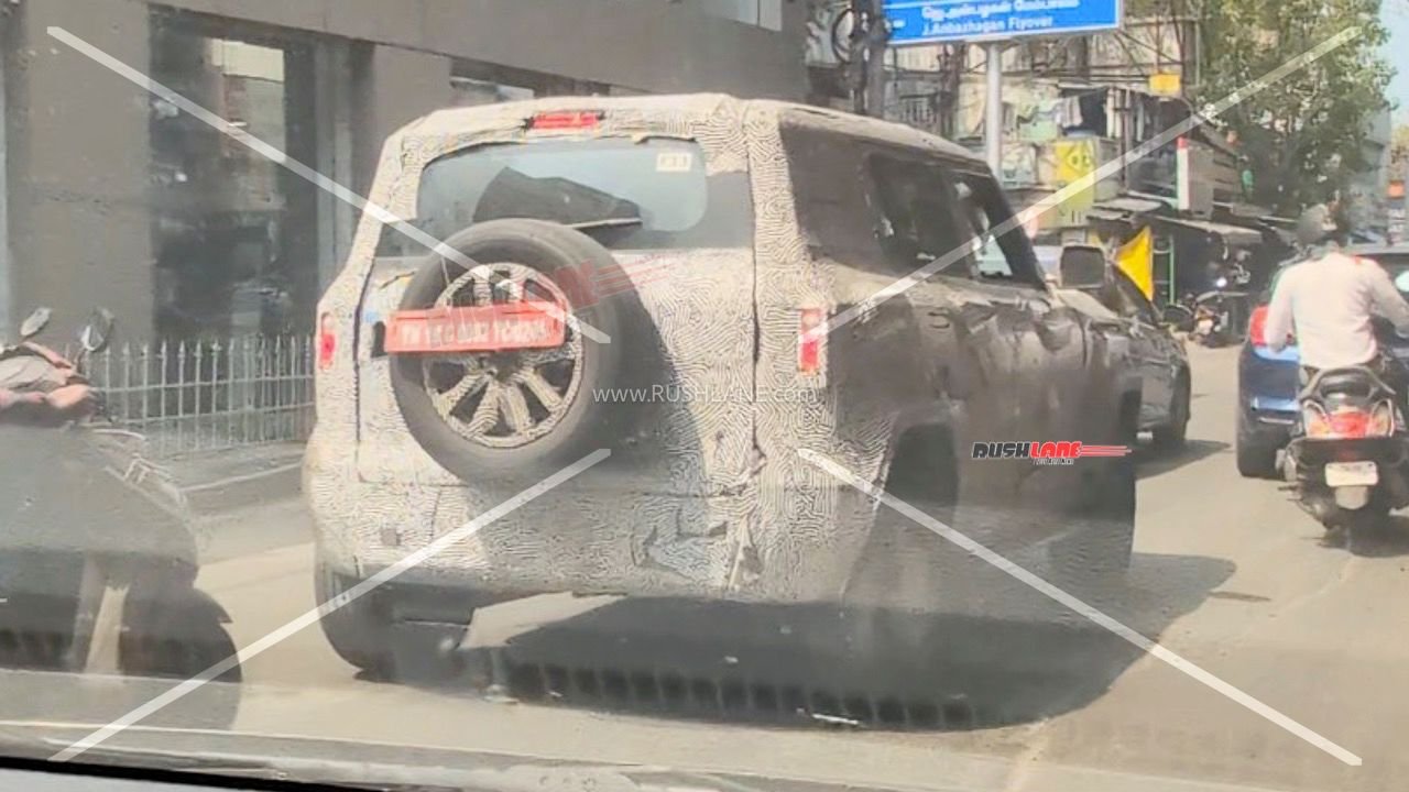 Upcoming Mahindra Vision S spied