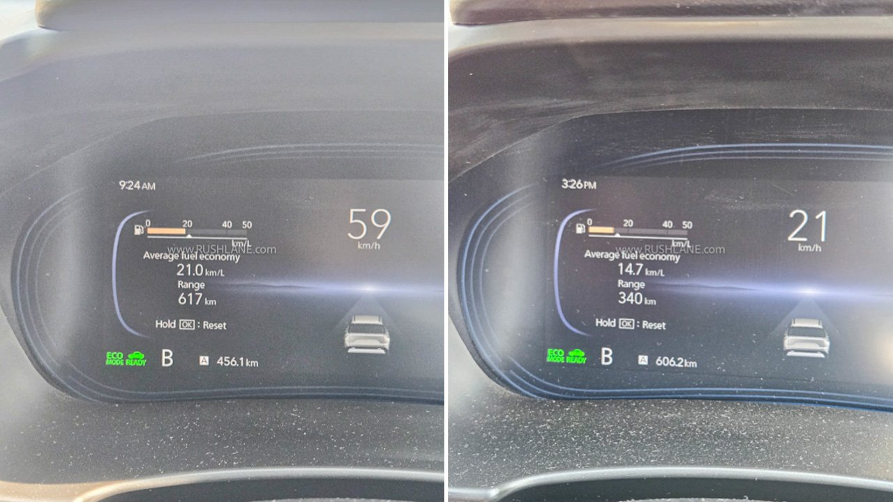 Maruti Victoris Hybrid Mileage Test Report