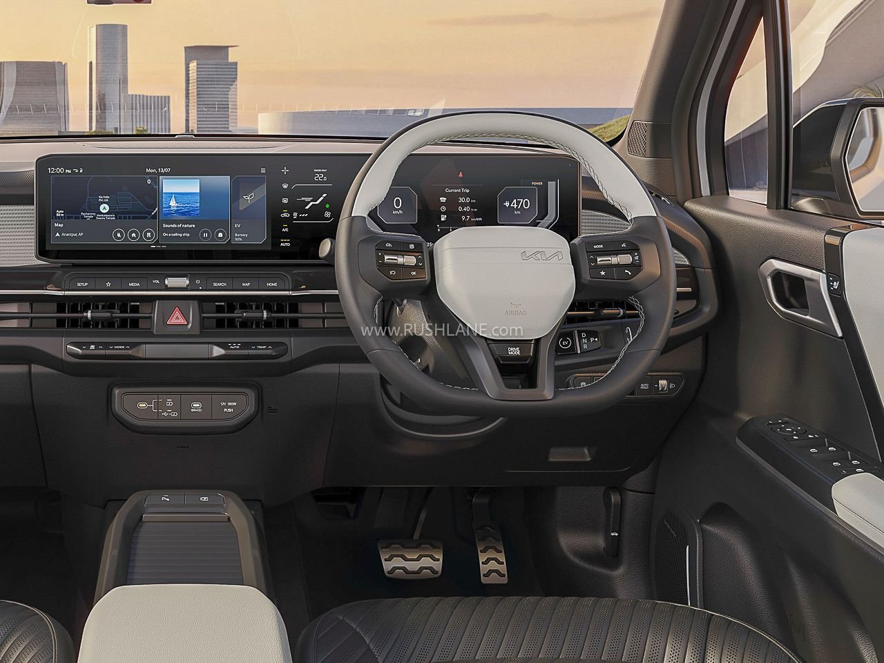 Steering Console - Kia Ciros EV