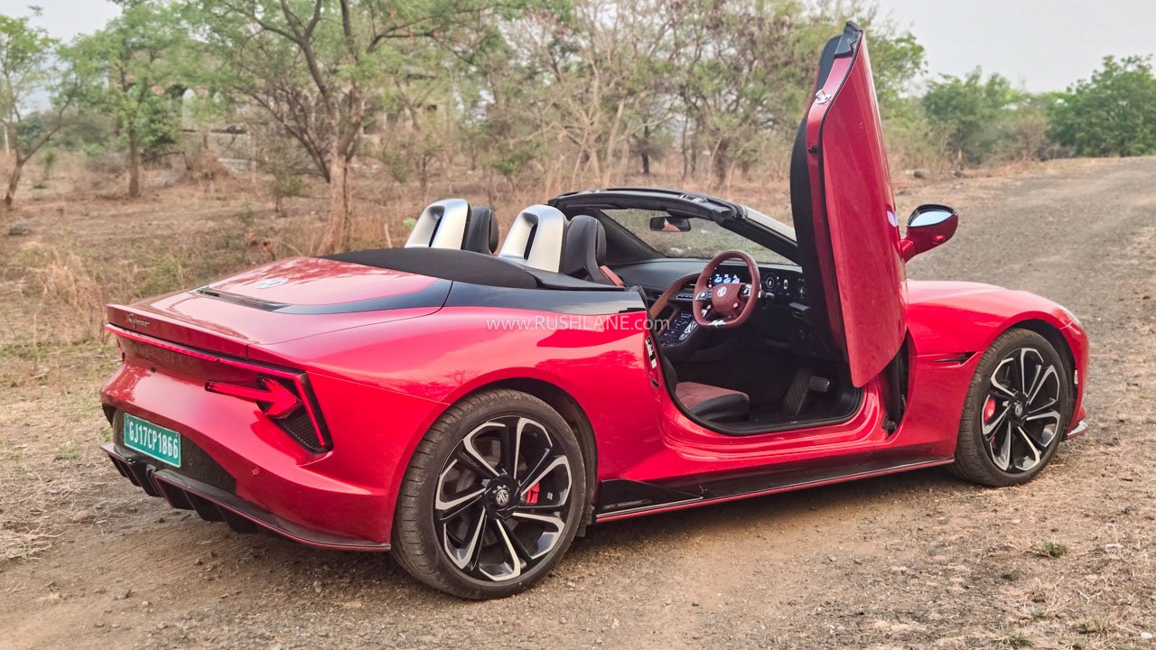mg cyberster electric sportscar review