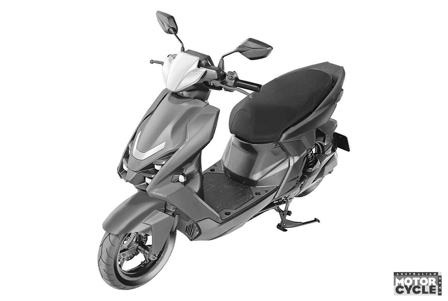 New Yamaha Electric Scooter Patent