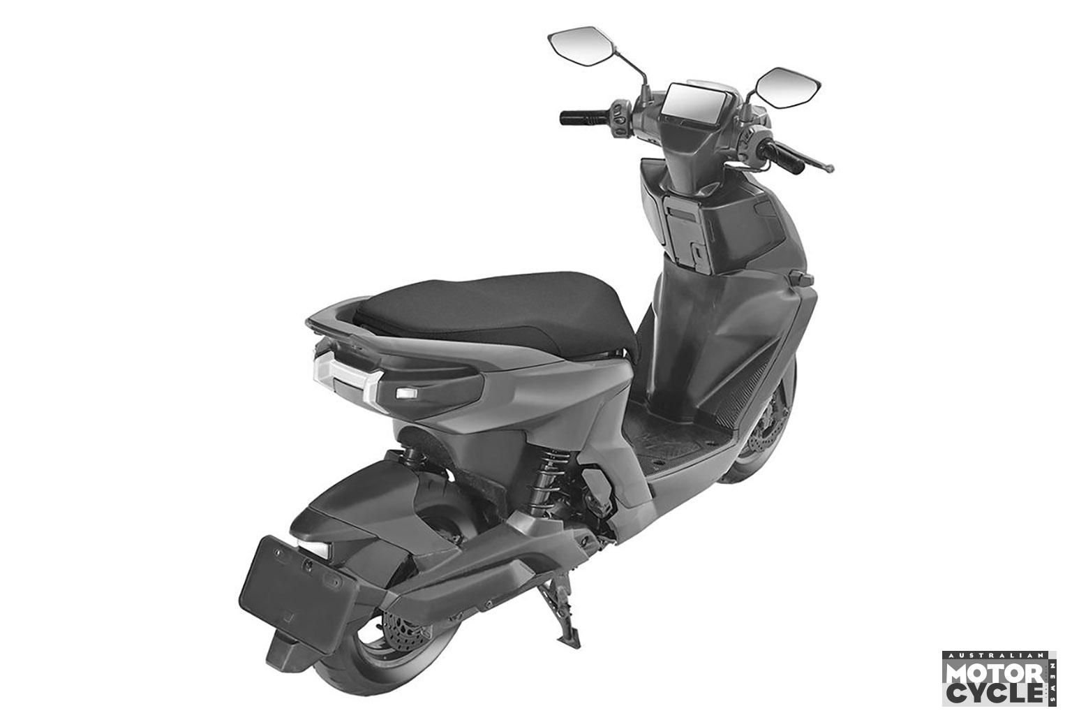 New Yamaha Electric Scooter Patent
