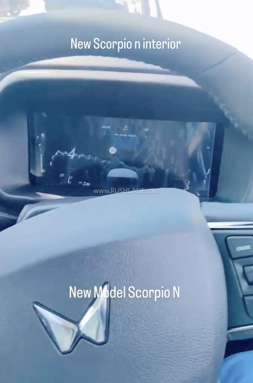 2026 Mahindra Scorpio N facelift interior