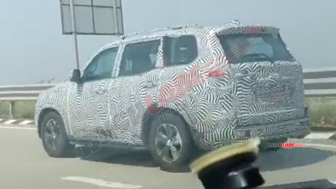 Mahindra Scorpio N facelift spied