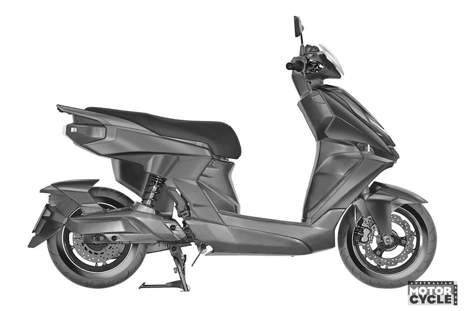 New Yamaha Electric Scooter Patent
