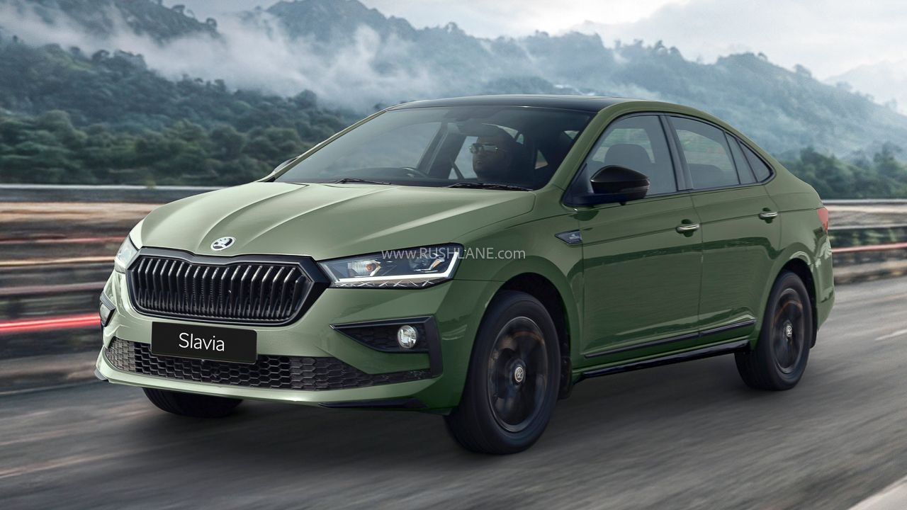 Skoda Slavia Monte Carlo New Dual Tone Color